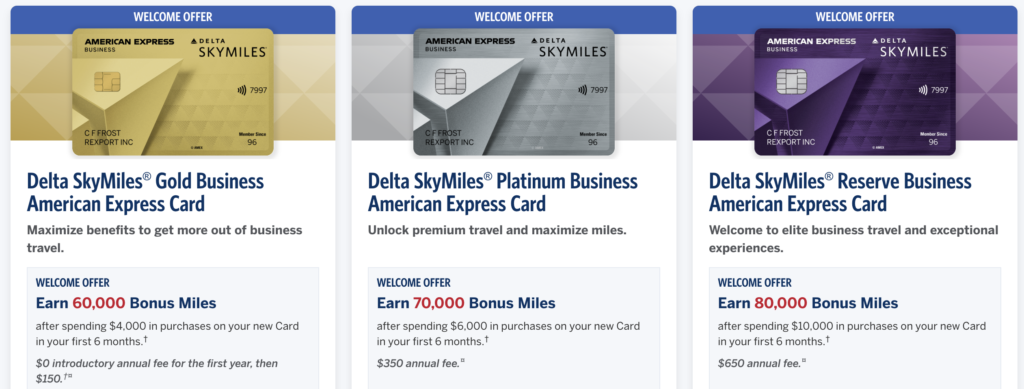 Delta Business Cards