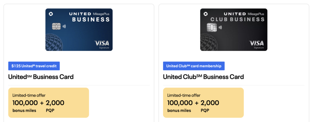 United business cards