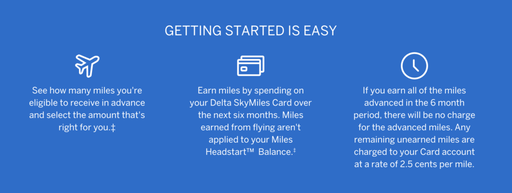 How Miles Headstart Delta Works