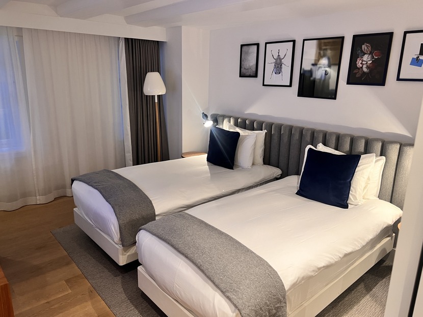 Double beds in The Little House Kimpton De Witt Amsterdam