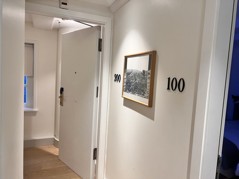 Room entry in The Little House Kimpton De Witt Amsterdam