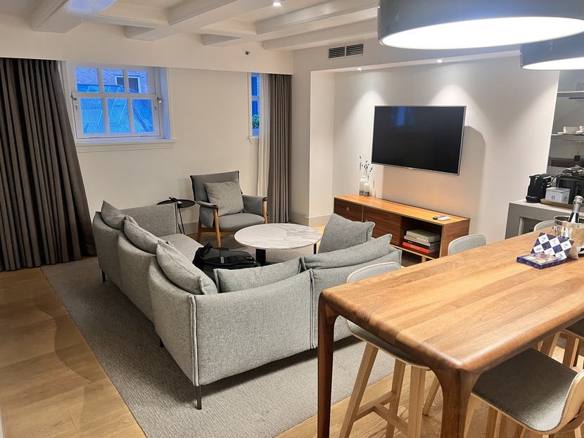 Living room in The Little House Kimpton De Witt Amsterdam