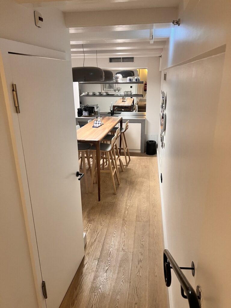 Room entry in The Little House Kimpton De Witt Amsterdam