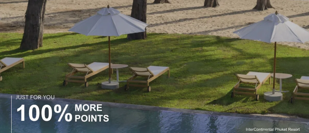 Get a 100% Bonus When You Buy IHG Points