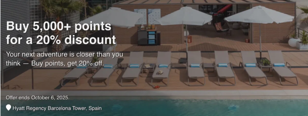Latest Promotion for Buying Hyatt Points