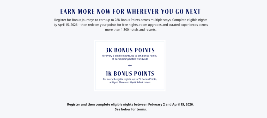 Earn Up To 28K Hyatt Bonus Points