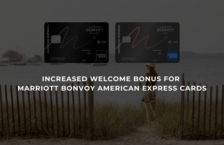 Marriott Amex Offer: Up to 185K Bonvoy Points for New Cards (LIMITED-TIME OFFER) 7 Increased welcome bonus for Marriott Bonvoy American Express cards