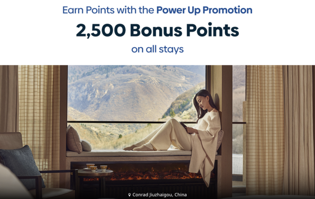 Hilton Honors Promo: Get 2,500 Bonus Points Per Stay Until Year-End 1 Get 2,500 Bonus Points Per Stay