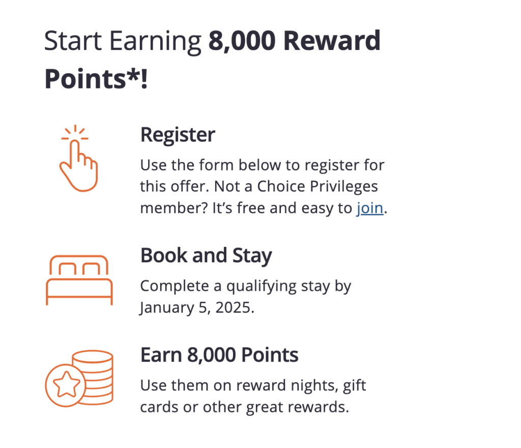 Earn 8,000 Reward Points