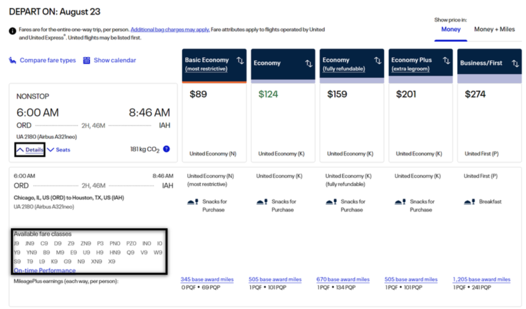 Example United's Expert Mode Search