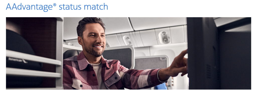 American Airlines Status Match