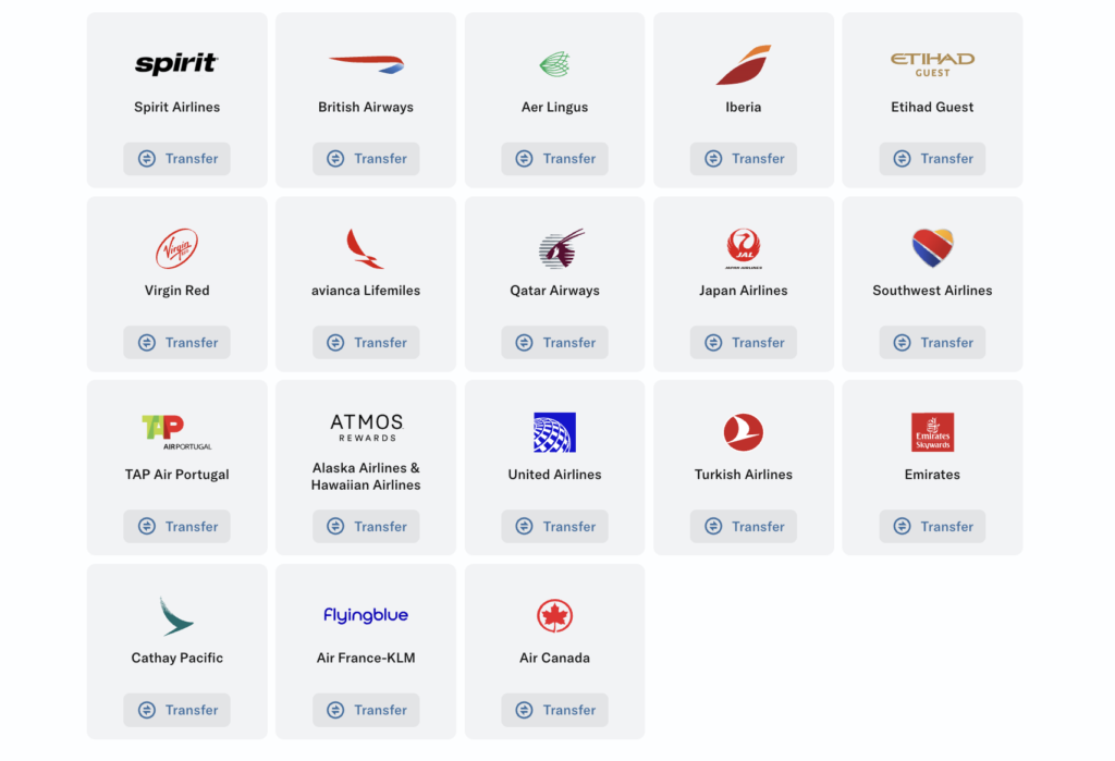 Bilt Rewards Transfer Partners: The Complete 2025 Guide 2 bilt airline partners