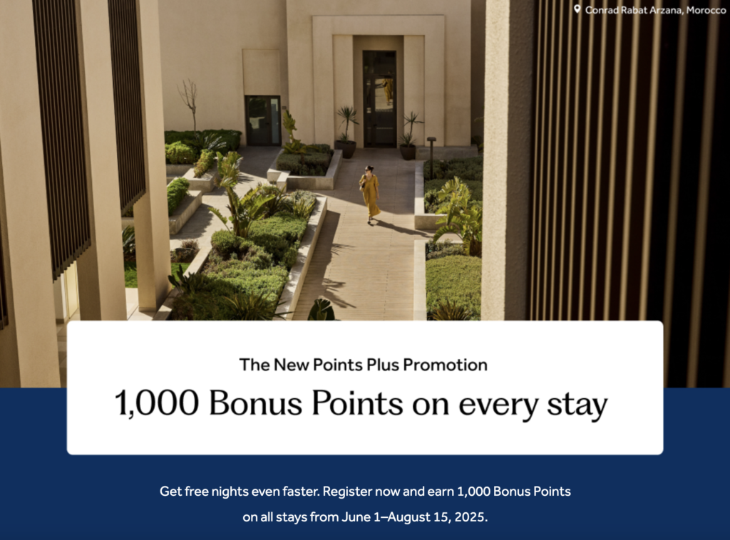 PointsPlus Promotion of Hilton
