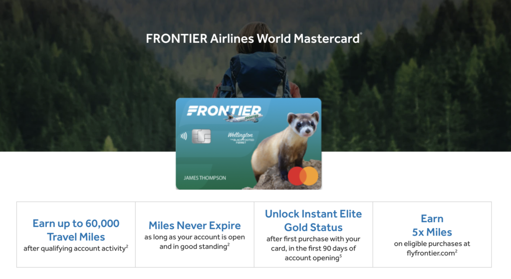 Earning Frontier Miles with the Card