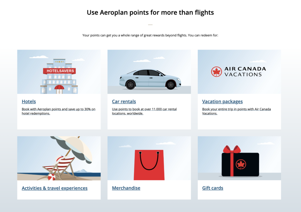 Chase Aeroplan Card: Up to 60K Welcome Bonus 5 Use Aeroplan points for more than just air travel