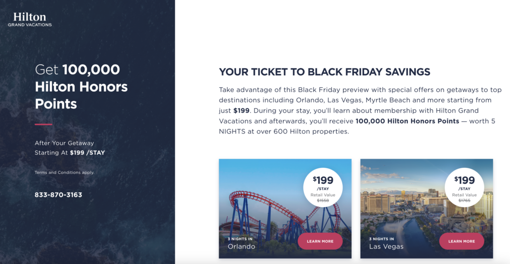 100,000 Hilton Honors bonus points “Have It All” preview