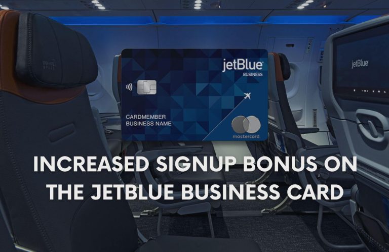 Increased SignUp Bonus on the JetBlue Business Card (Up to 80,000 Miles) 2 increased signup bonus on the jetblue business card