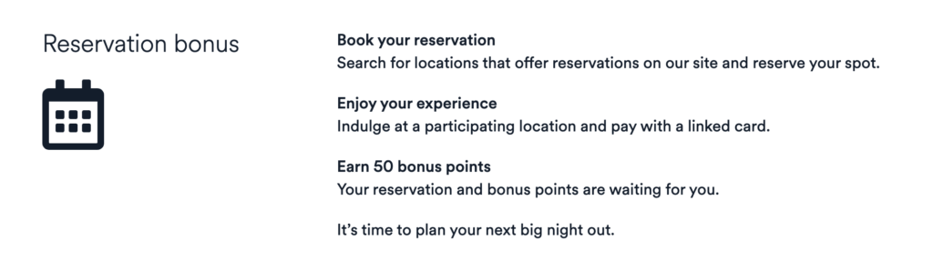 Reservation Bonus