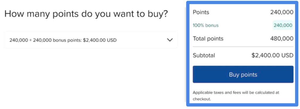 Buy Hilton Points With a Bonus of Up to 100%