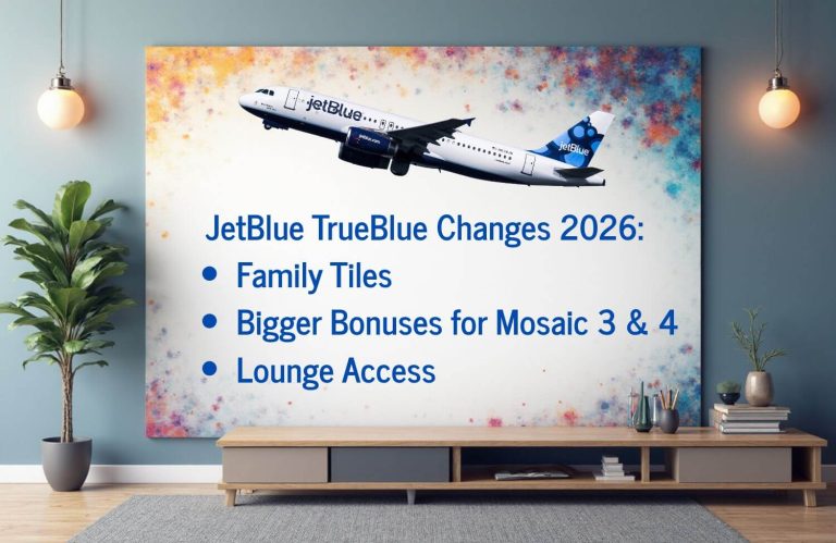 JetBlue TrueBlue Changes 2026: Family Tiles, Bigger Bonuses for Mosaic 3 & 4, and Lounge Access 8 jetblue trueblue changes 2026