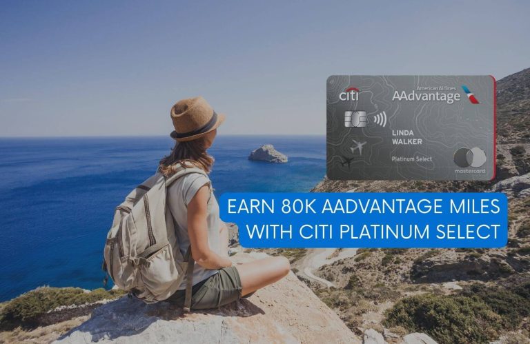 Earn 80K AAdvantage Miles with Citi Platinum Select 1