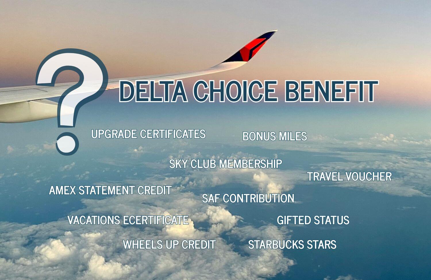 Delta Choice Benefits: Eligibility, Selection, and Real Value in the Delta SkyMiles Medallion Program 1 Delta Choice Benefits