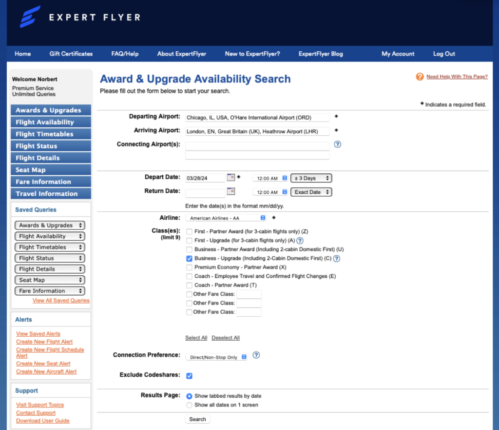 AA Systemwide Upgrades (SWUs) in AAdvantage: How They Work, Who Gets Them, How Use 10 ExpertFlyer tool