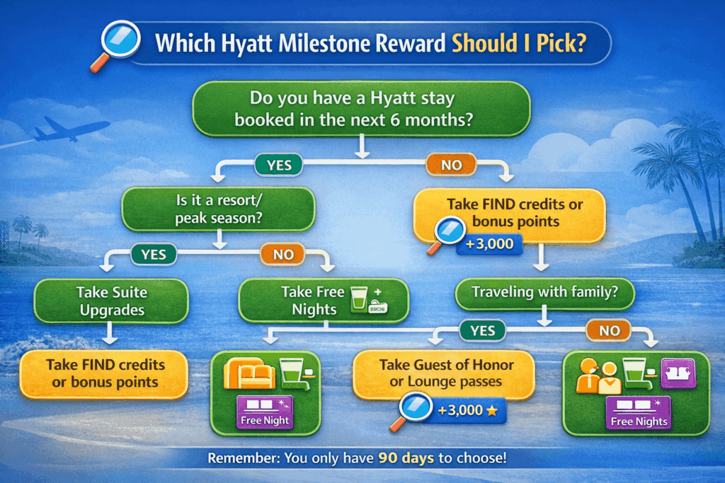 Which Hyatt Milestone Reward should I pick?