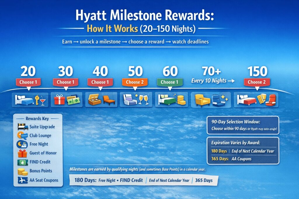 How Hyatt Milestones Rewards Work