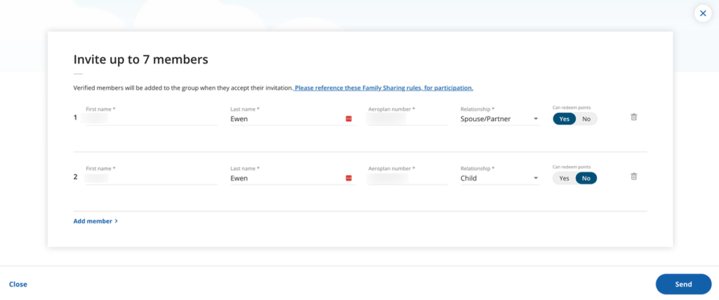 Aeroplan Family Sharing: How it Works, Join and Use It, and How to Cancel 4 image
