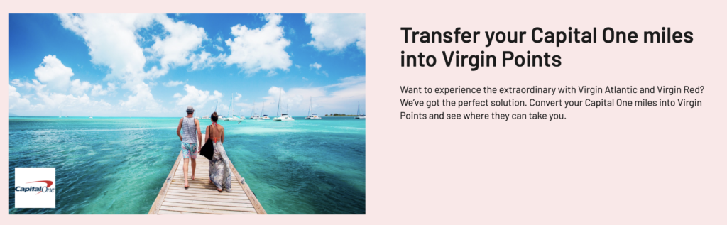 Capital One to Virgin Atlantic Transfer