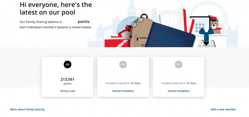 Aeroplan Family Sharing: How it Works, Join and Use It, and How to Cancel 5 Example of a created Aeroplan pool