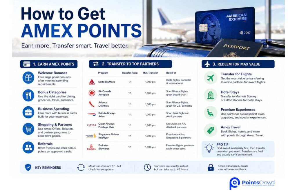 How to Get Amex Points