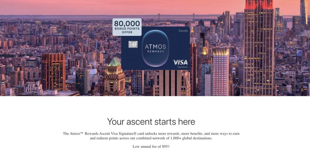 Atmos Credit Cards: Full Guide to All Available Cards and Compare Them 1 Atmos Rewards Ascent Visa Signature