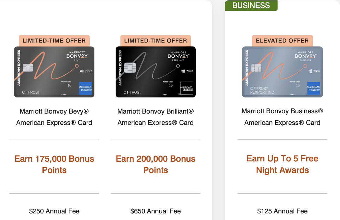 Base Card Marriott An Up-to-Date Overview Of The AmEx Marriott Cards Lineup