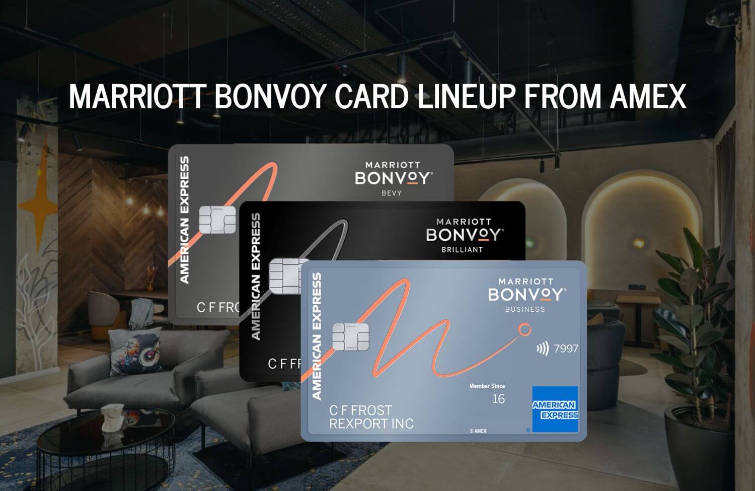 An Up-to-Date Overview of the AmEx Marriott Cards Lineup 1 marriott bonvoy card lineup from