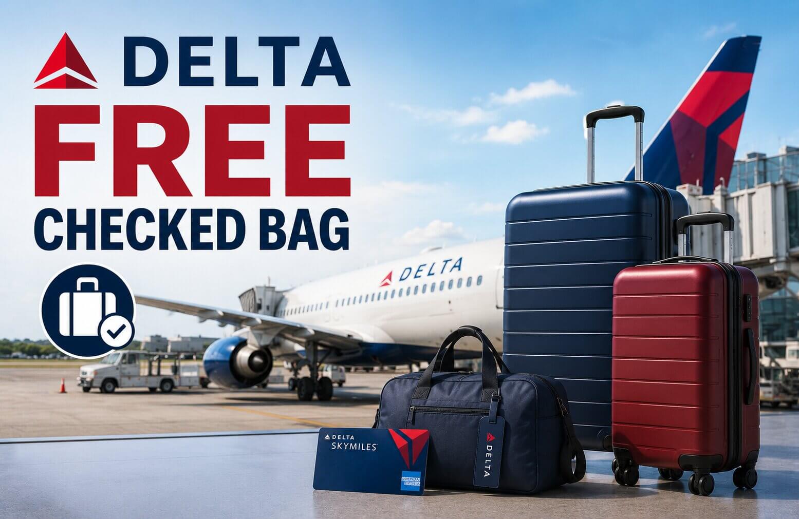 Delta Free Checked Bag Policy: Who Gets It and How It Works 2 delta free checked bag 1