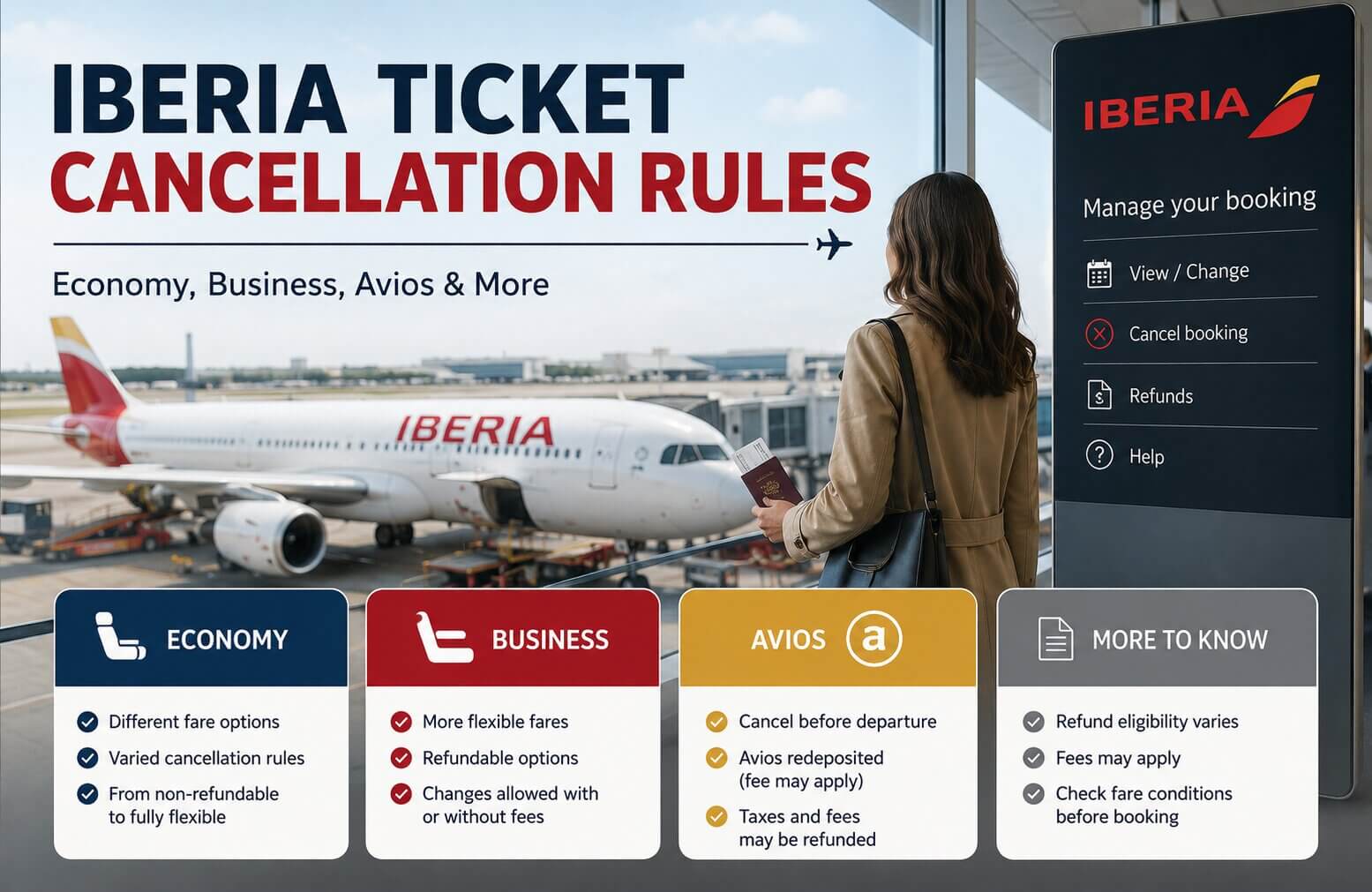 Iberia Ticket Cancellation Rules: Economy, Business, Avios & More 1 Iberia Ticket Cancellation Rules