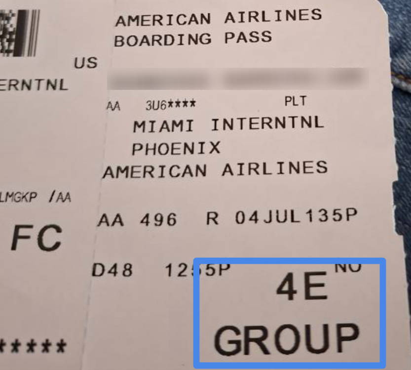 American Airlines Boarding Groups: Full List, Boarding Order, and What Each Group Means 1 boarding group on the ticket