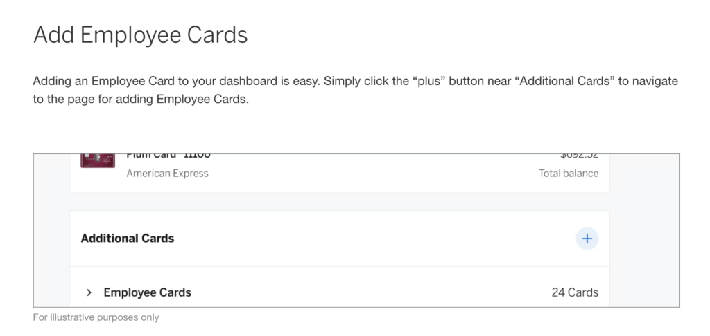 add employee cards