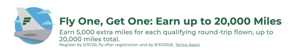 Frontier’s “Fly One, Get One” Bonus Miles Promo Review: Earn Up to 20,000 Extra Miles This Summer 1 image 9