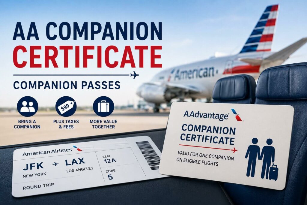 aa companion certificate companion passes