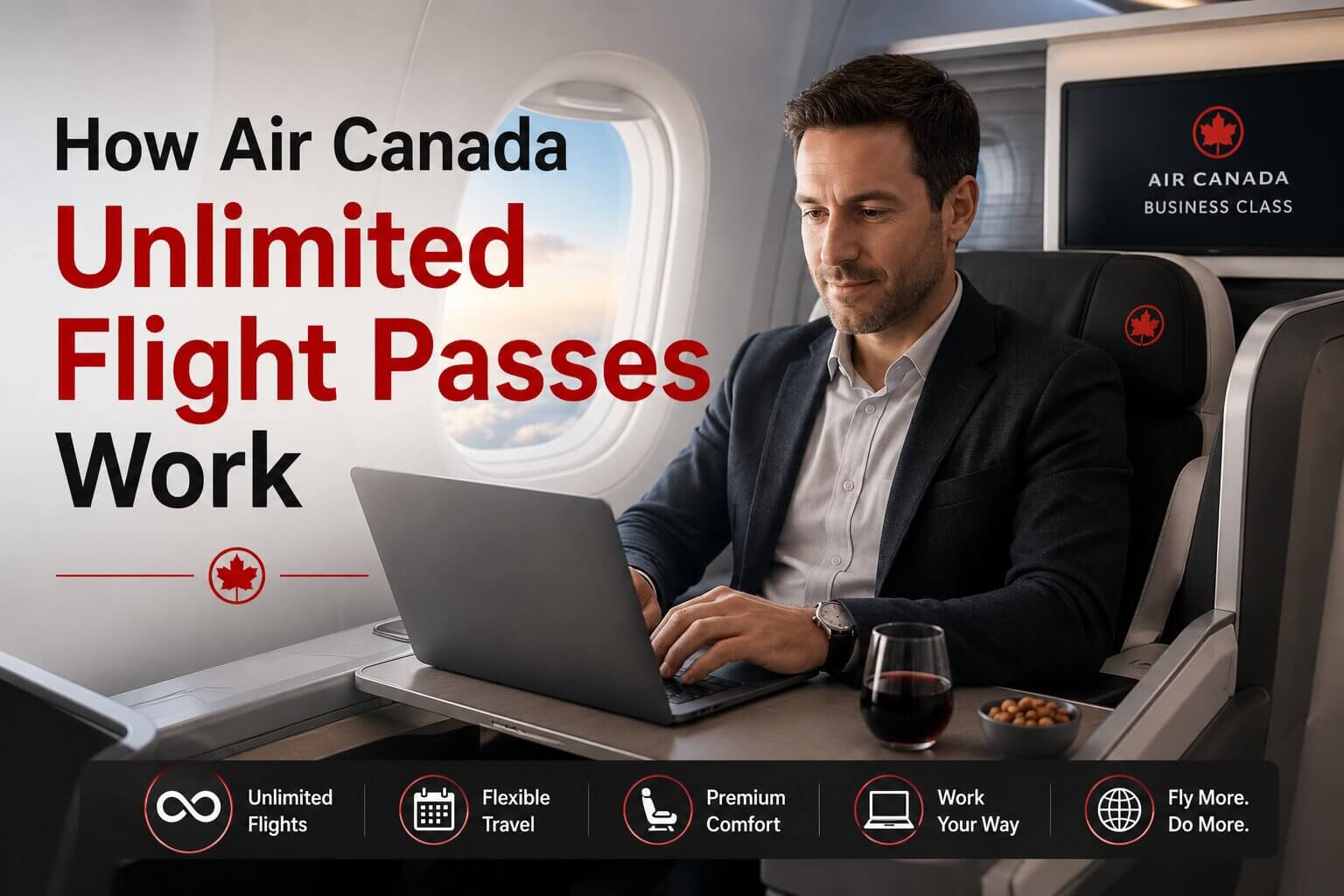 how air canada unlimited flight passes work