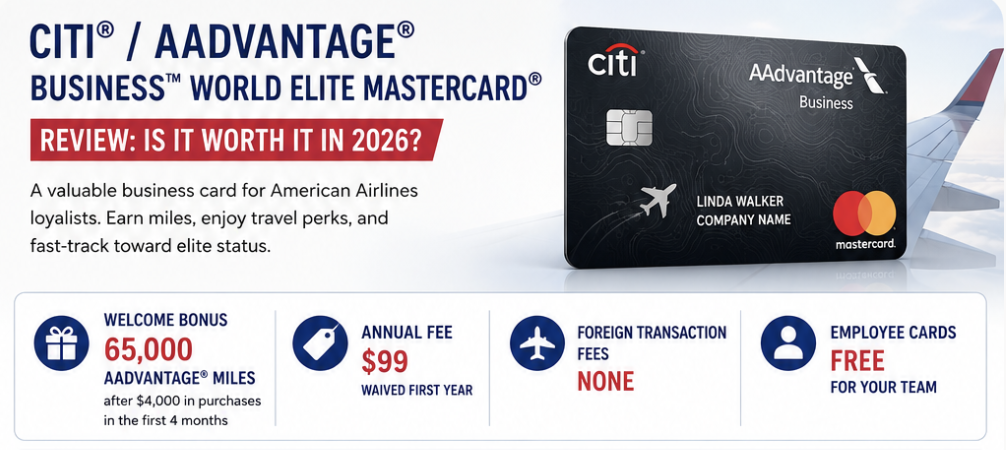 Citi / AAdvantage Business World Elite Mastercard Review 4 Citi / AAdvantage Business World Elite Mastercard Review