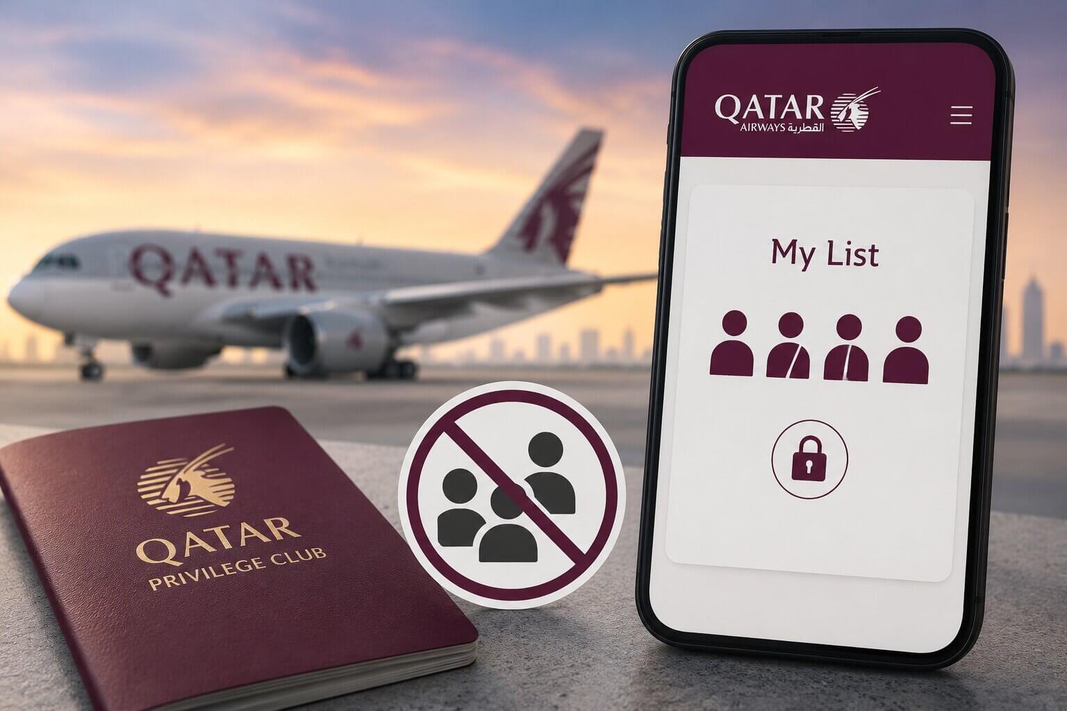 Qatar Privilege Club Limits Who You Can Book Awards For