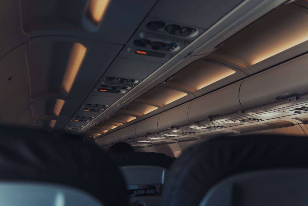 American AAdvantage Adds New App Features for Elite Members: Automatic Seat Changes and Food Preorder 4 Airplane cabin interior, overhead bins and seat rows
