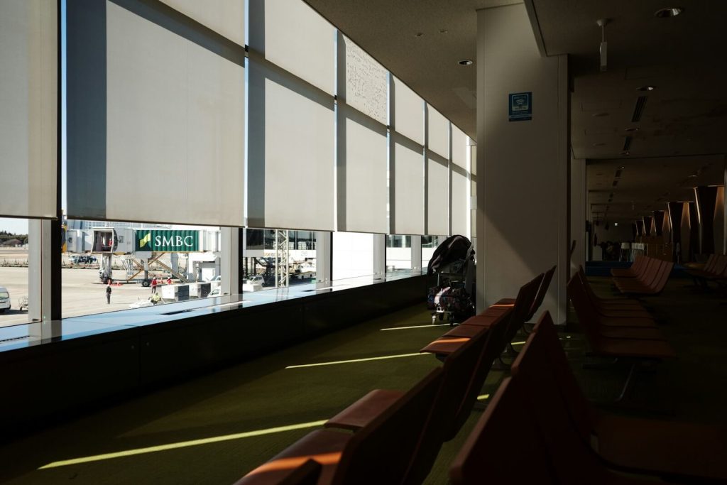 Delta Basic Business: Lounge Access, SkyMiles and MQDs 13 Airport lounge-style seating area near a gate