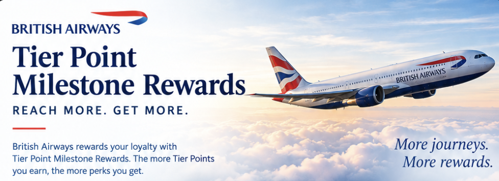 British Airways Tier Point Milestone Rewards