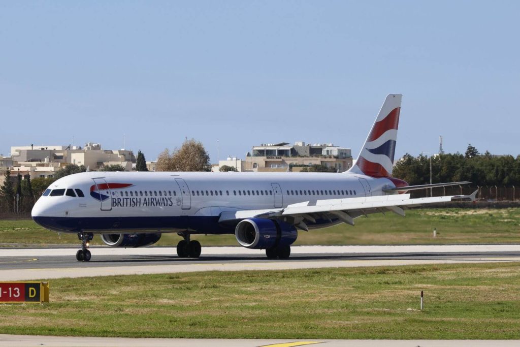 British Airways Amex Premium Plus Cuts Its Avios Earn Rate, Effective This Week 3 British Airways Airbus A321 on the runway