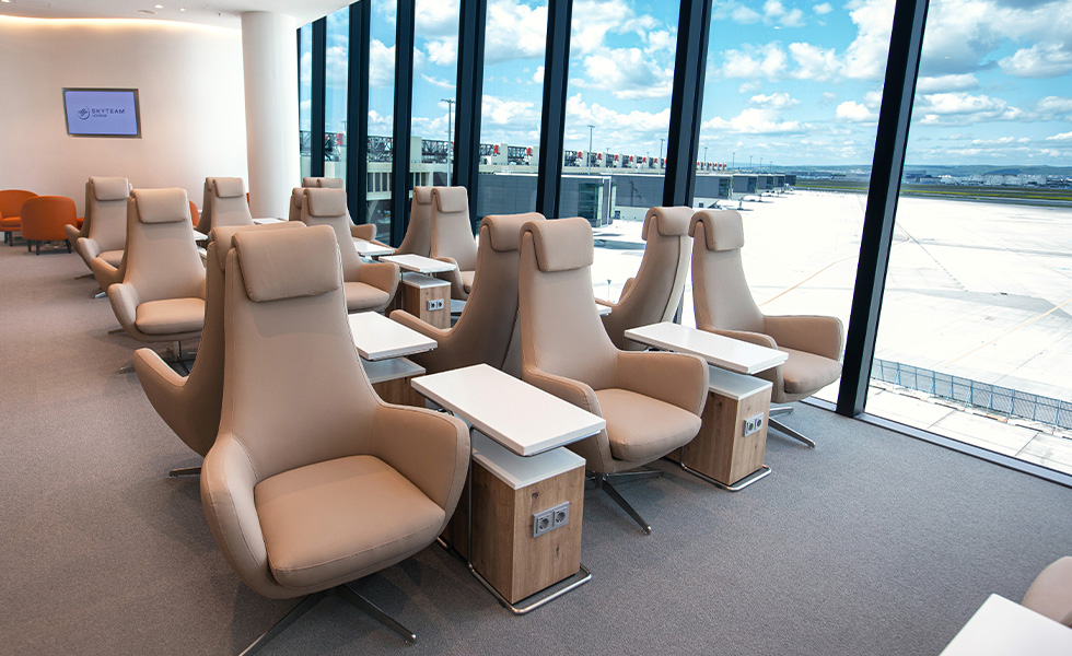 SkyTeam Elite Plus Lounge Access in the U.S. 3 Frankfurt Lounge (FRA) SkyTeam